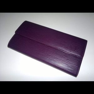 LOUIS VUITTON Purple Wallet